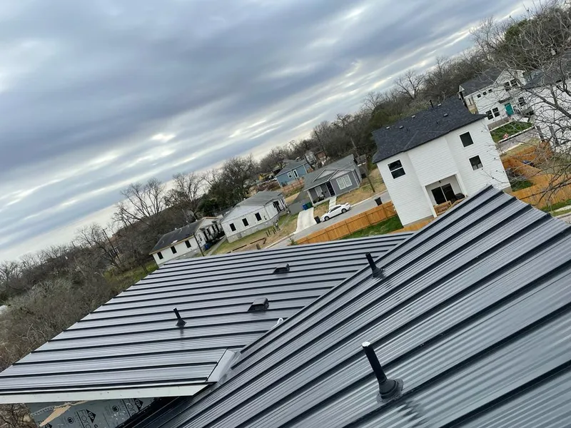 Standing seam metal roof panels with vents for Skylight Repair in Hempfield